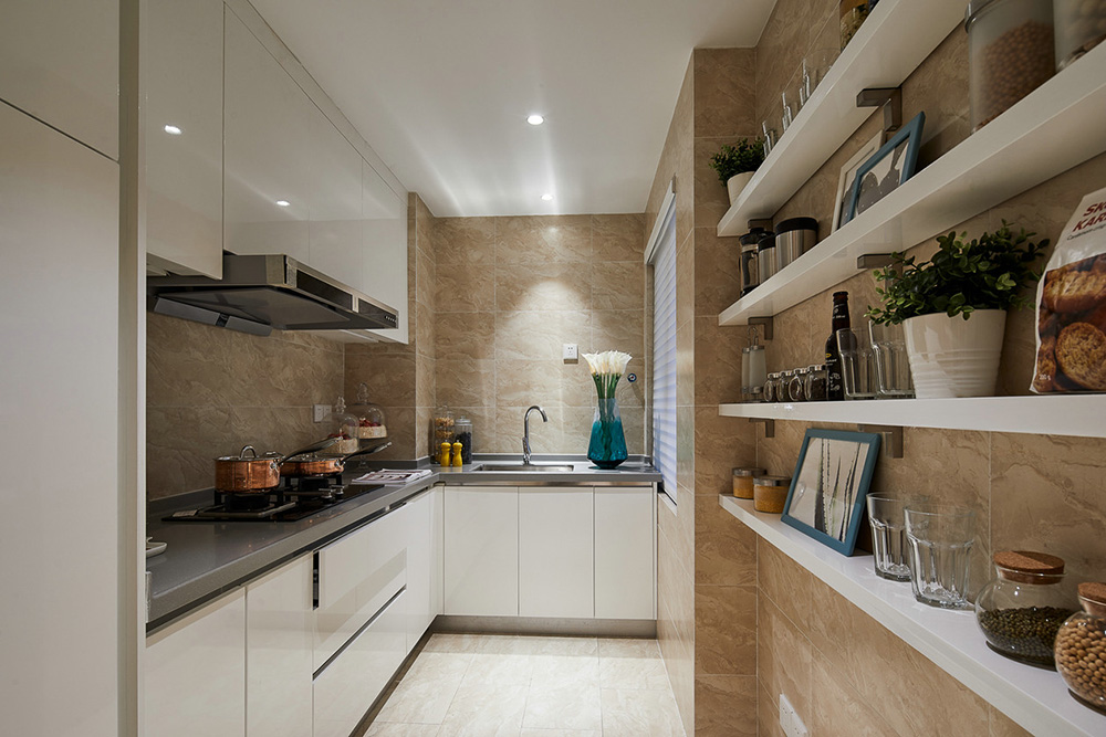 荣和悦澜山三居121平米轻奢风格室内装修案例-厨房 荣和悦澜山三居121平米轻奢风格室内装修案例-厨房