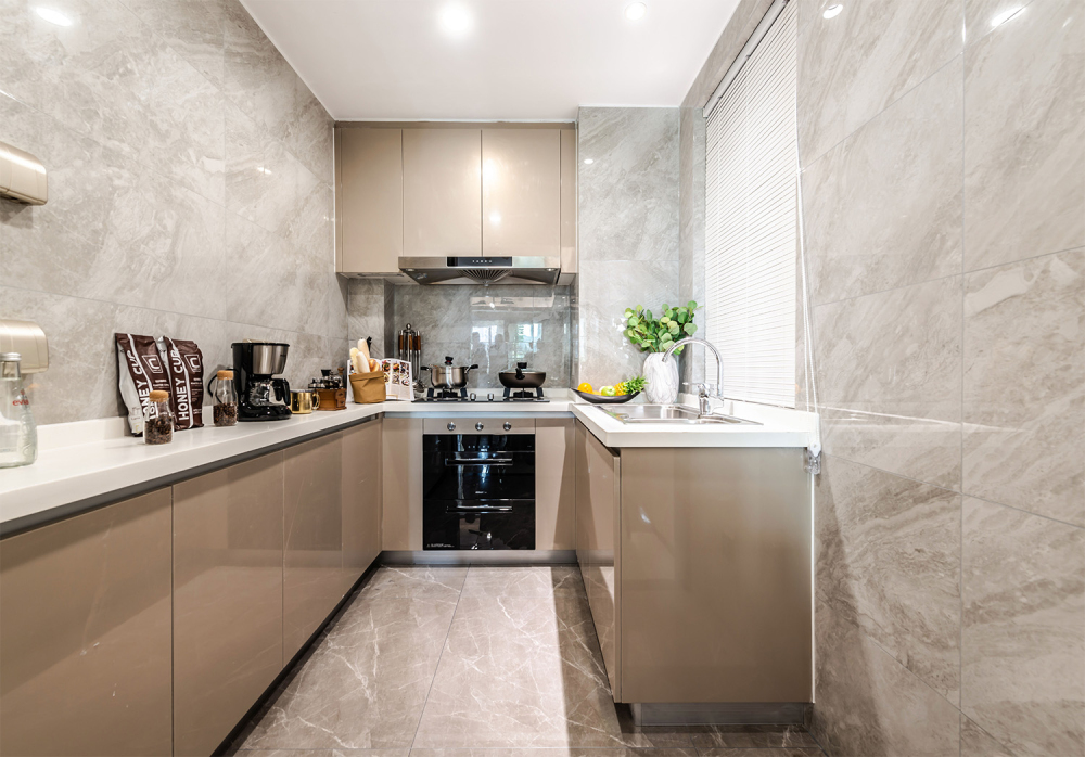 现代轻奢风格室内设计家装案例-厨房 现代轻奢风格室内设计家装案例-厨房