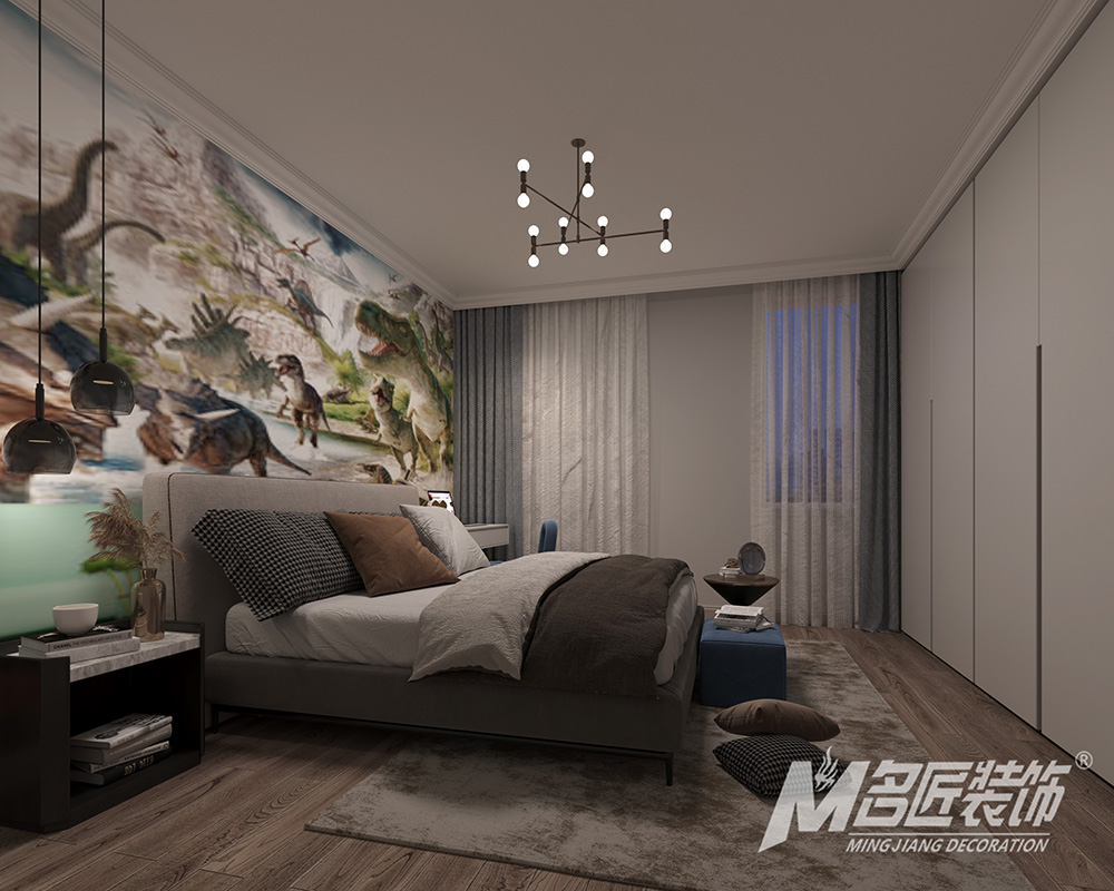 别墅装修设计美式轻奢风格-儿童房 别墅装修设计美式轻奢风格-儿童房